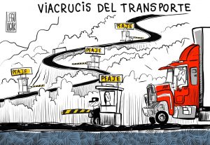 Caricatura, Peajes, Carreteras