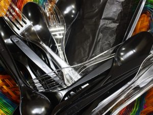 Plástico, Cubiertos, Un solo uso, Desechable