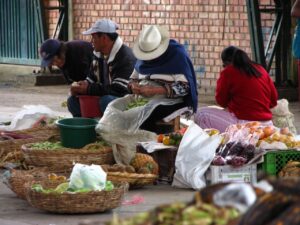 Campesinos, PLaza de mercado, Vegetales, Productores agropecuarios
