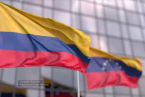banderas Colombia y Venezuela