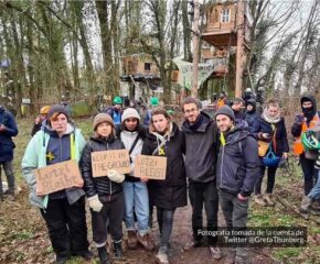 Greta Thunberg, Lützerath, Mina de carbón a cielo bierto de Garzweiler, Mina de carbón a cielo abierto, Carbón, Lignito, Más Colombia,