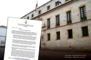 Palacio de San Carlos, comunicado, denuncia, Más Colombia