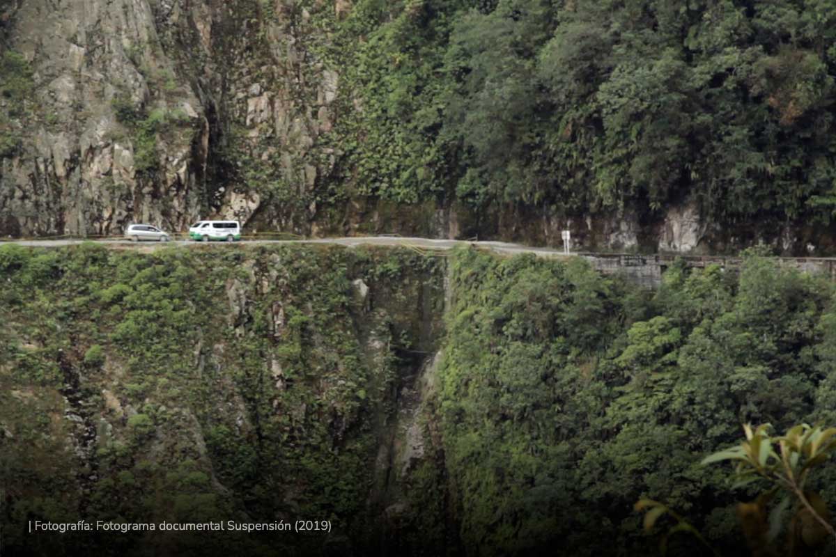 abismos, trampolín de la muerte, carretera, Más Colombia