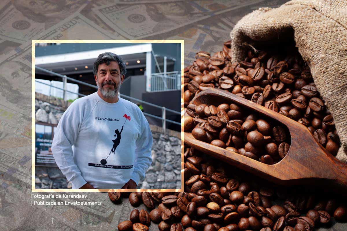 café, dólares, precio del café, Fernando Morales de la Cruz, Más Colombia