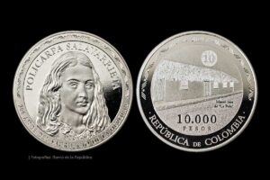 mmoneda de $10.000, Policarpa Salavarrieta, pesos colombianos, Más Colombia