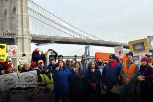 coalición Fondo de trabajadores excluidos, puende de Brooklyn, Nueva York, Más Colombia