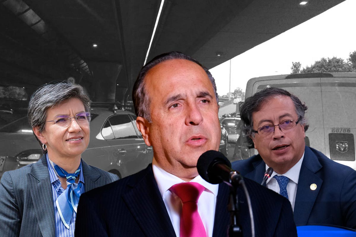alcaldesa Claudia López, ministro Guillermo Reyes, presidente Gustavo Petro, transporte, trancón, transporte en Bogotá, metro de Bogotá, Más Colombia