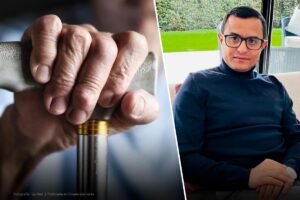 vejez, anciano con bastón, pensiones, pensiones en Colombia, Más Colombia