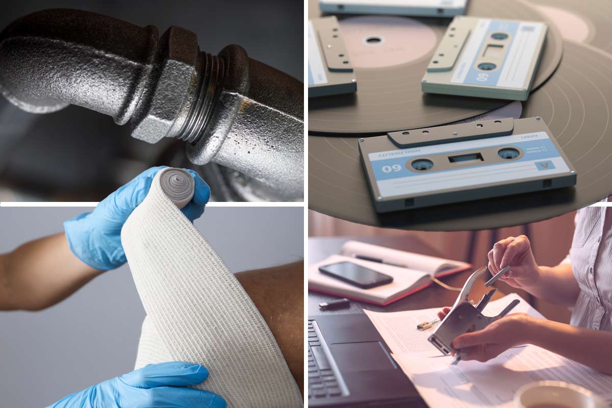 pipe, iron pipe fittings, iron, sound recording stands, analog sound, bends, cures, office accessories, staples, Más Colombia