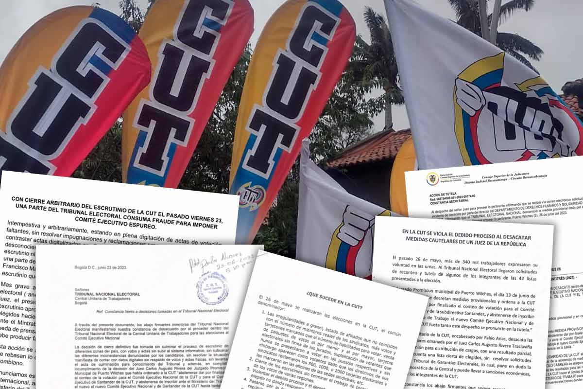 CUT, Central Unitaria de Trabajadores, CUT election complaints, CUT election fraud, Más Colombia