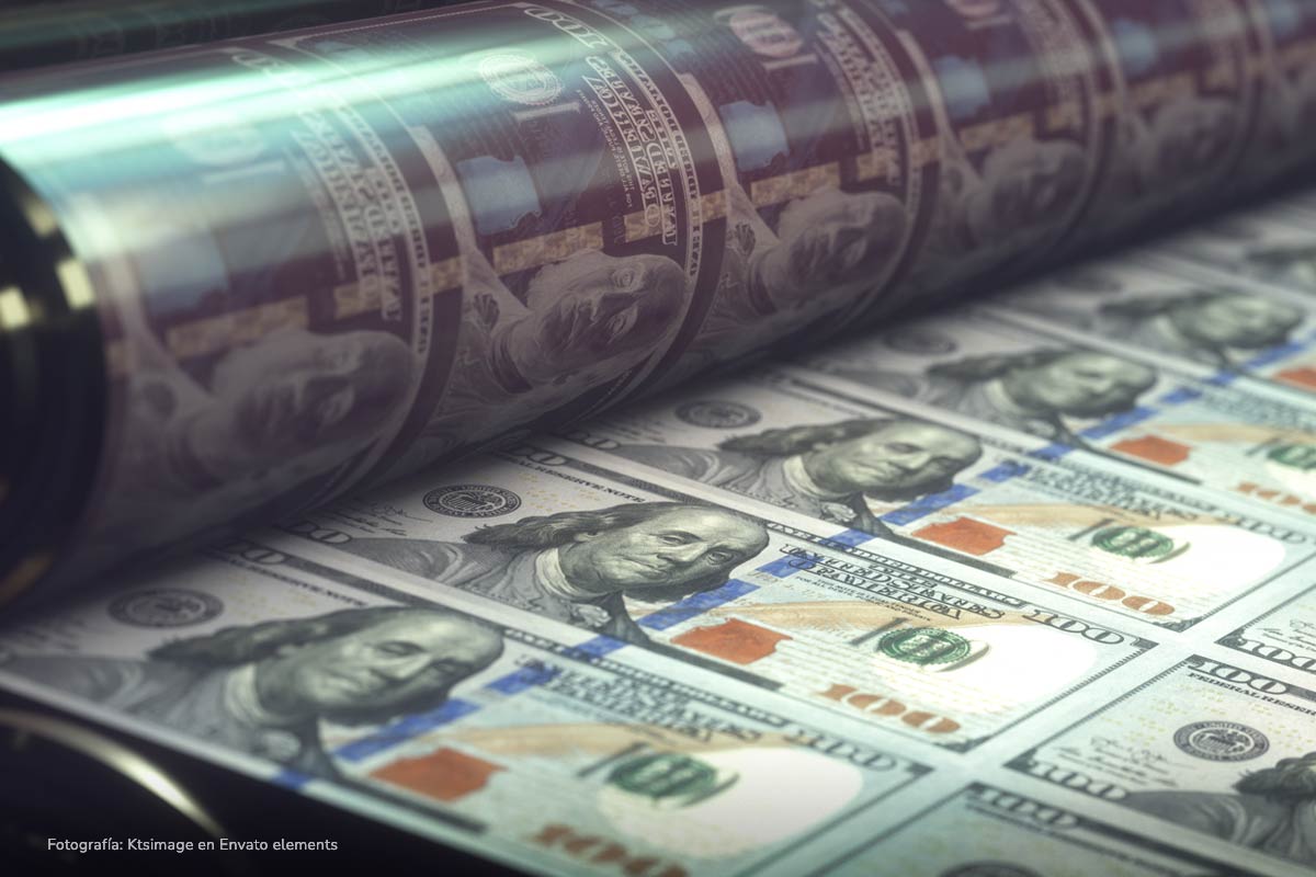 U.S. currency, U.S. dollars, currency issue, banknotes, Más Colombia