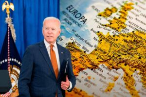 crisis en Europa, Joe Biden, presidente de Estados Unidos, mapa de Europa, la Casa Blanca, Más Colombia