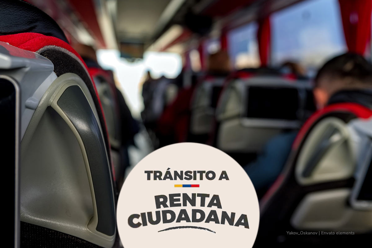 renta ciudadana, bus, transporte, tránsito a renta ciudadana, Más Colombia