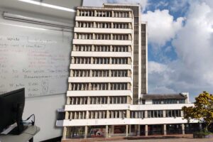 programa de trabajo académico, edificio de Enfermería Universidad Nacional de Colombia, UNAL sede Bogotá, Universidad Nacional de Colombia, Plaza Che, Más Colombia