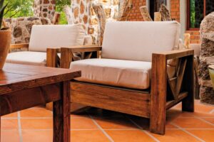 baldosas de barro, pisos de barro, muebles, Más Colombia