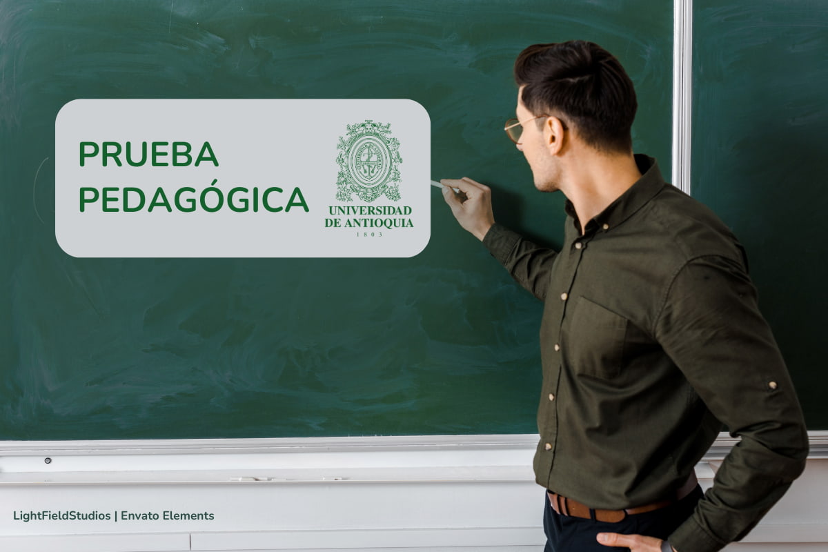 concurso de ascenso y reubicación 2024, prueba pedagógica, docente, tablero, Universidad de Antioquia, Más Colombia