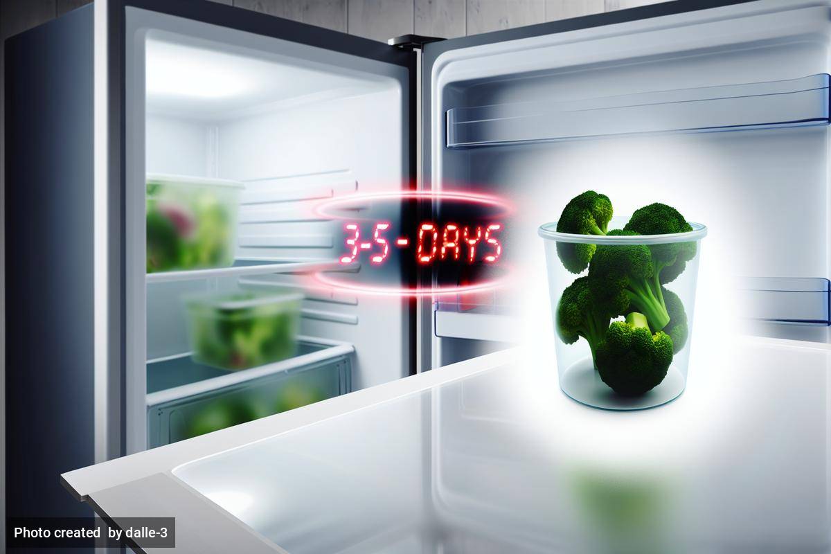 how long can you keep cooked broccoli in the fridge