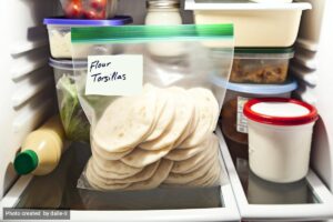how long do flour tortillas last in the fridge