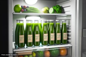 how long do green juice last in the fridge