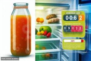 how long do homemade juice last in the fridge