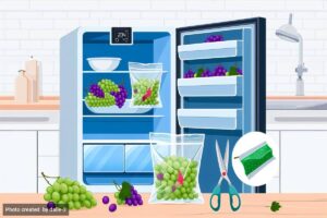 how to store grapes in the fridge
