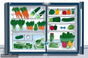 how to store vegetables in fridge without plastic