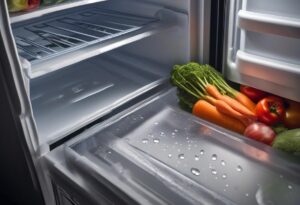 fridge drain hole where does the water go