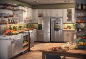 how deep is a fridge