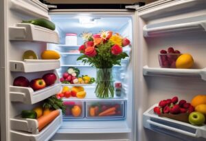 how long can flowers stay in the fridge