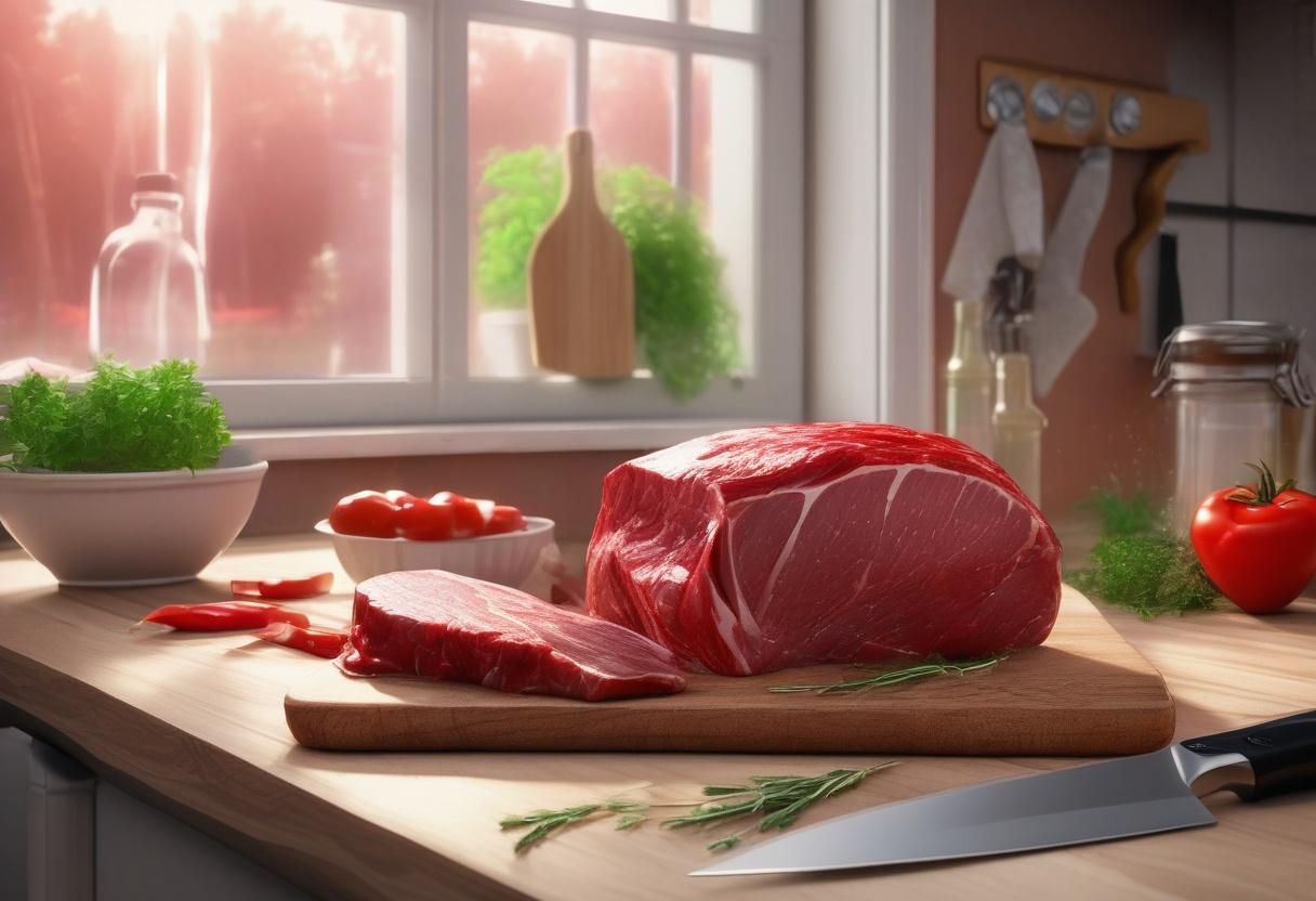 How long can raw meat stay out of the fridge?