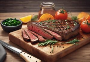 how long can steak marinate in the fridge