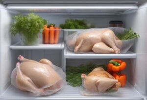 how long can you keep defrosted chicken in the fridge