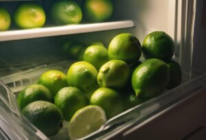 how long do limes last in the fridge