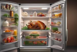 how long does cooked turkey last in the fridge uk