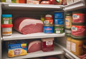 how long does corned beef last in the fridge