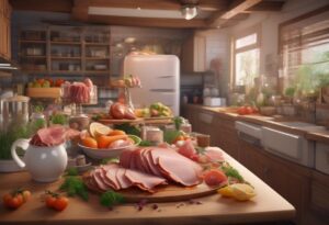 how long is cooked ham good for in the fridge