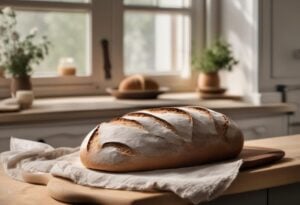how long to take sourdough out of fridge before baking