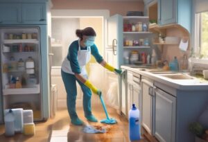 how to clean a moldy fridge