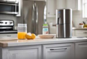 how to clean fridge water dispenser