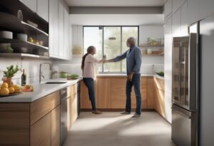 how to connect water line to back of fridge