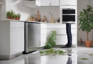 how to stop fridge leaking water