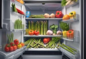 how to store asparagus in fridge