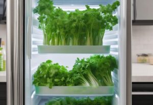 how to store cilantro in fridge