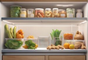 how to store ginger in fridge