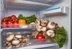 how to store mushrooms in fridge