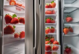 how to store washed strawberries in the fridge