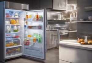 which gas keeps water cool in fridge