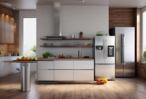 which side do you lay a fridge down