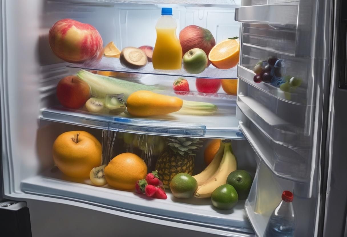 why is my fridge leaking water inside top shelf