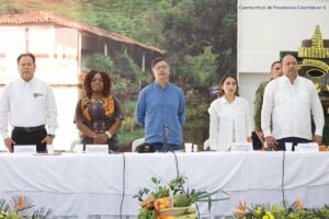 Impuestos de conmoción interior, Catatumbo, presidente Gustavo Petro, gabinete en el Catatumbo, Más Colombia